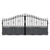 Walker Short Composite Driveway Gate - Black_c