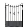 Williams Composite Garden Gate - Black_c