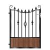 Williams Composite Garden Gate - Mahogany - Dark Brown_c