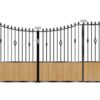 Williams Composite Sliding Gate - Golden Oak Light Brown_c