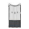 Williams Tall Composite Side Gate - Black_c