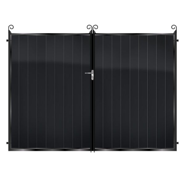 Armstrong Tall Aluminium Driveway Gate - Black_c