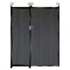 Armstrong-Tall Composite Side Gates & Fixed Panel - Black_c