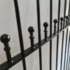 Ball Top Railhead Metal Gates SMR