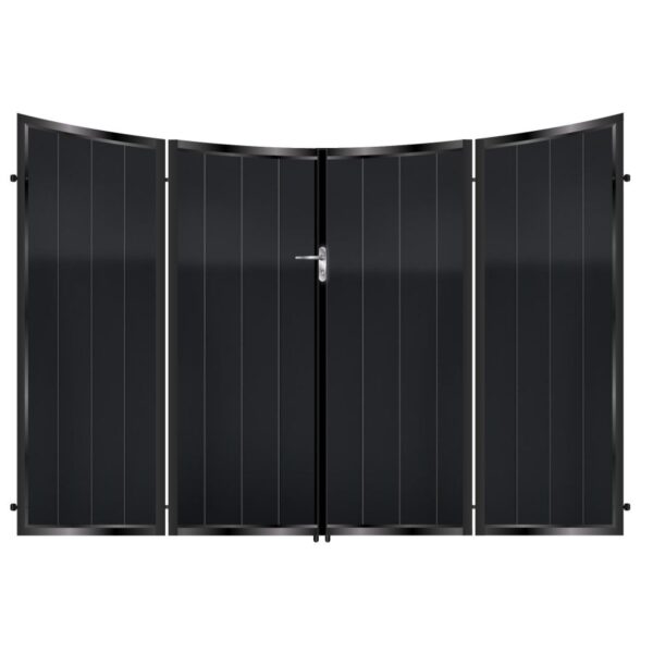 Boyd Aluminium Bi Fold Gate - Black_c