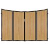 Boyd Composite Bi Fold Gate - Golden Oak Light Brown_c