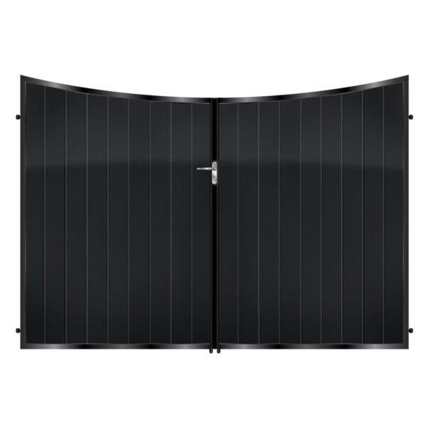 Boyd Tall Aluminium Driveway Gate - Black_c