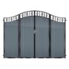 Campbell Aluminium Bi Fold Gate - Black_cCampbell Aluminium Bi Fold Gate - Black_c