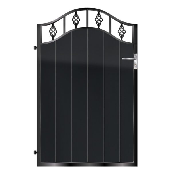 Campbell Aluminium Garden Gate - Black_c