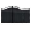 Campbell Aluminium Sliding Gate - Black_c