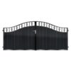Campbell Short Aluminium Driveway Gate - Black_c