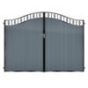 Campbell Tall Aluminium Driveway Gate - 7016 Anthracite Grey_c