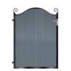 Donaldson Aluminium Garden Gate - 7016 Anthracite Grey_c