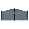Donaldson Short Aluminium Driveway Gate - 7016 Anthracite Grey_c