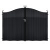 Donaldson Tall Aluminium Driveway Gate - Black_c