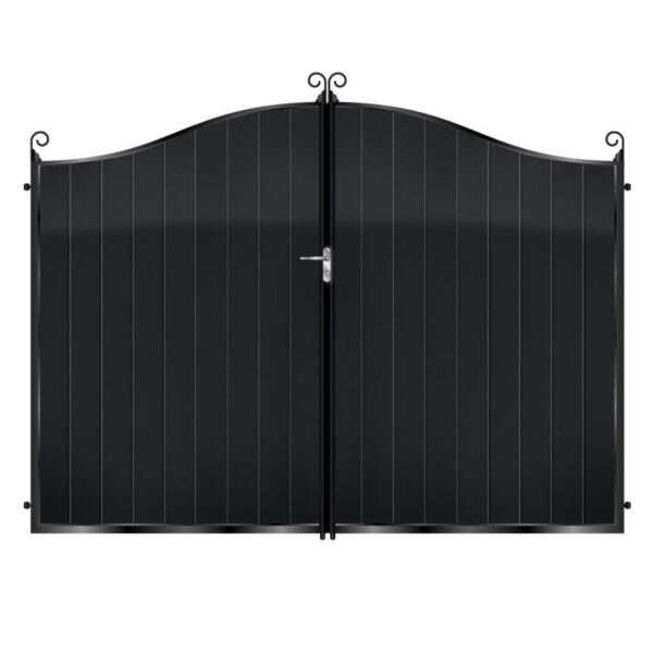 Donaldson Tall Aluminium Driveway Gate - Black_c