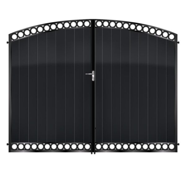 Douglas Tall Aluminium Driveway Gate - Black_c