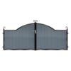 Drummond Short Aluminium Driveway Gate - 7016 Anthracite Grey_c