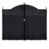 Drummond Tall Aluminium Driveway Gate - Black_c