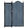 Drummond Tall Composite Side Gates & Fixed Panel - 7016 Anthracite Grey_c