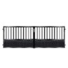 Evans Short Aluminium Driveway Gate - Black_c