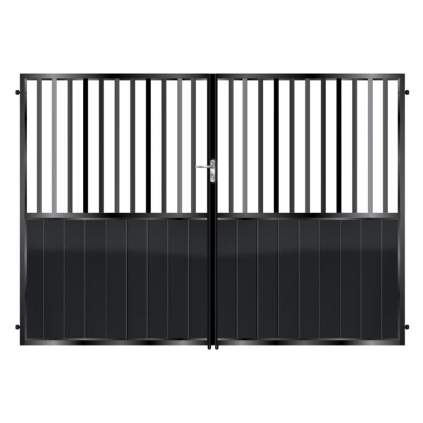 Evans Tall Aluminium Driveway Gate - Black_c
