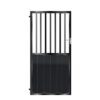 Evans Tall Aluminium Side Gate - Black_c