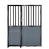 Evans Tall Aluminium Side Gates & Fixed Panel - 7016 Anthracite Grey_c