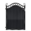 Farquhar Aluminium Garden Gate - Black_c