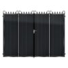 Fraser Aluminium Bi Fold Gate - Black_c