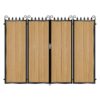 Fraser Composite Bi Fold Gate - Golden Oak Light Brown_c