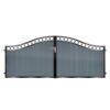 Graham Short Aluminium Driveway Gate - 7016 Anthracite Grey_c