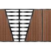 Harris Composite Sliding Gate - Mahogany - Dark Brown_c