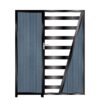 Harris Tall Composite Side Gates & Fixed Panel - 7016 Anthracite Grey_c