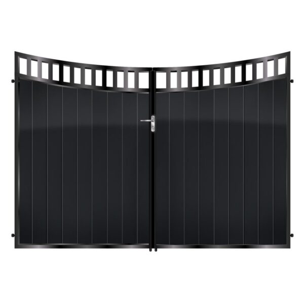 Johnson Tall Aluminium Driveway Gate - Black_c
