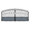 Jones Short Aluminium Driveway Gate - 7016 Anthracite Grey_c