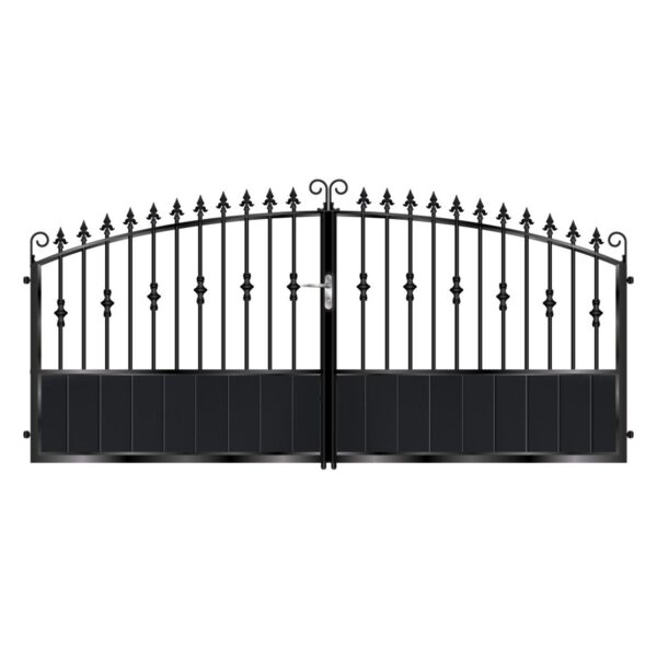 Jones Short Aluminium Driveway Gate - Black_c
