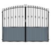 Jones Tall Aluminium Driveway Gate - 7016 Anthracite Grey_c