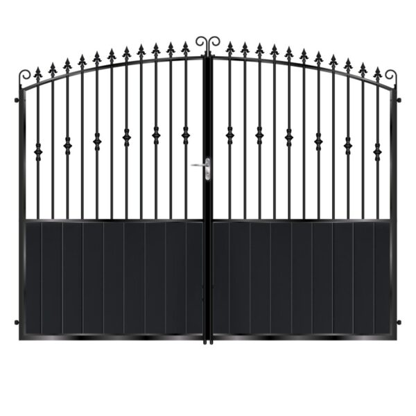 Jones Tall Aluminium Driveway Gate - Black_c