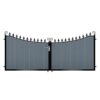Lamont Short Aluminium Driveway Gate - 7016 Anthracite Grey_c