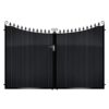Lamont Tall Aluminium Driveway Gate - Black_c