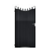 Lamont Tall Aluminium Side Gate - Black_c