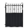 Lindsay Aluminium Garden Gate - Black_c