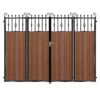 Lindsay Composite Bi Fold Gate - Mahogany - Dark Brown_c