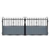 Lindsay Short Aluminium Driveway Gate - 7016 Anthracite Grey_c