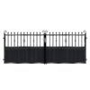 Lindsay Short Aluminium Driveway Gate - Black_c