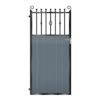 Lindsay Tall Aluminium Side Gate - 7016 Anthracite Grey_c