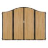 MacKenzie Composite Bi Fold Gate - Golden Oak Light Brown_c