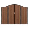 MacKenzie Composite Bi Fold Gate - Mahogany - Dark Brown_c