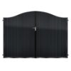 MacKenzie Tall Aluminium Driveway Gate - Black_c